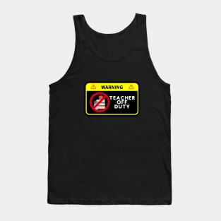 Teacher Resting Tank Top